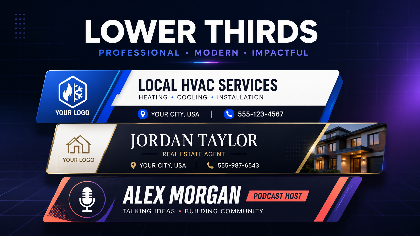 Lower Thirds app preview